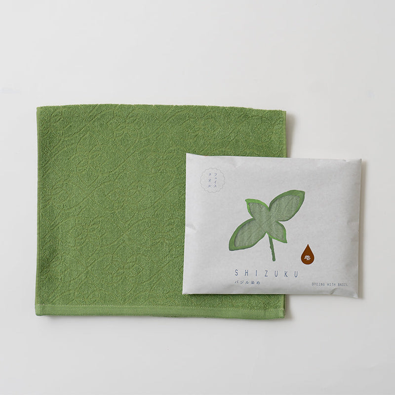 [Towels] "SHIZUKU" Botanical Dyed Gauze Handy Towel (13"x33") | Senshu Towel | FUKUROYA TOWEL