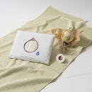 [Towels] "SHIZUKU" Botanical Dyed Gauze Handy Towel (13"x33") | Senshu Towel | FUKUROYA TOWEL