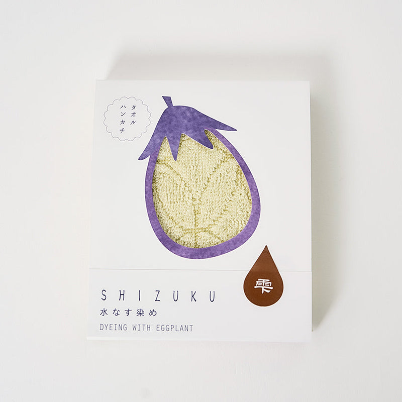 [Towels] "SHIZUKU" Botanical Dyed Towel Handkerchief | Senshu Towel | FUKUROYA TOWEL