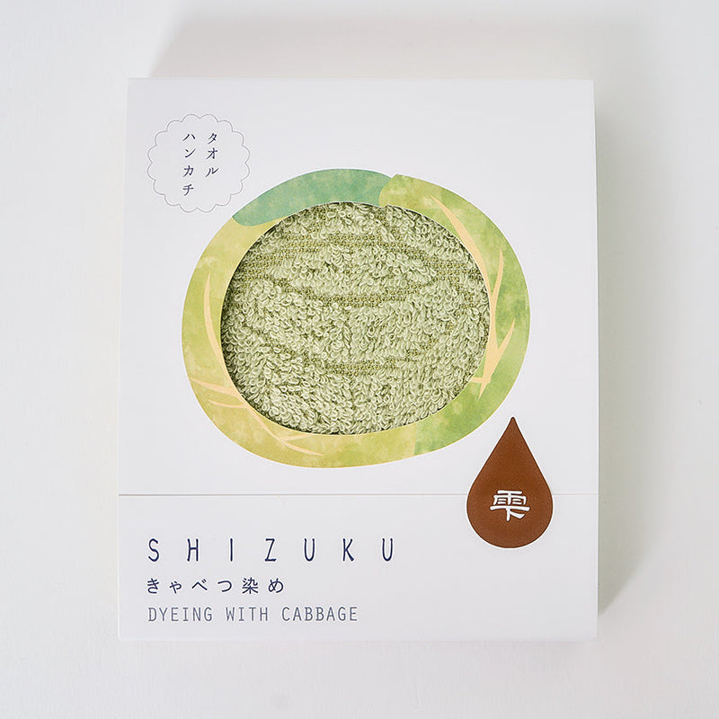 [Towels] "SHIZUKU" Botanical Dyed Towel Handkerchief | Senshu Towel | FUKUROYA TOWEL