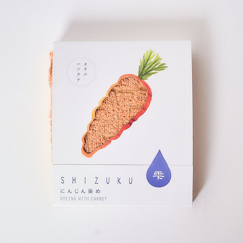 [Towels] "SHIZUKU" Botanical Dyed Towel Handkerchief | Senshu Towel | FUKUROYA TOWEL