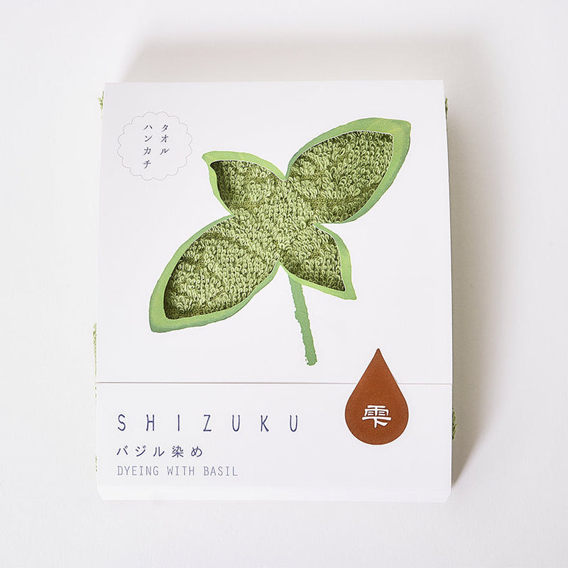 [Towels] "SHIZUKU" Botanical Dyed Towel Handkerchief | Senshu Towel | FUKUROYA TOWEL