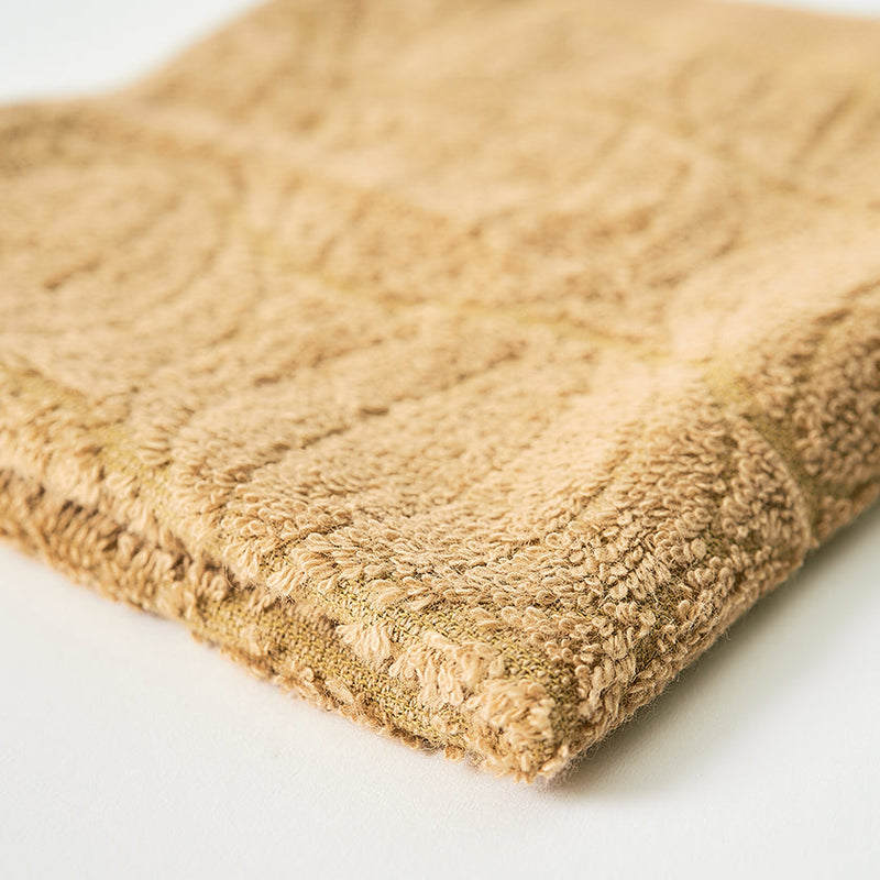 [Towels] "SHIZUKU" Botanical Dyed Towel Handkerchief | Senshu Towel | FUKUROYA TOWEL