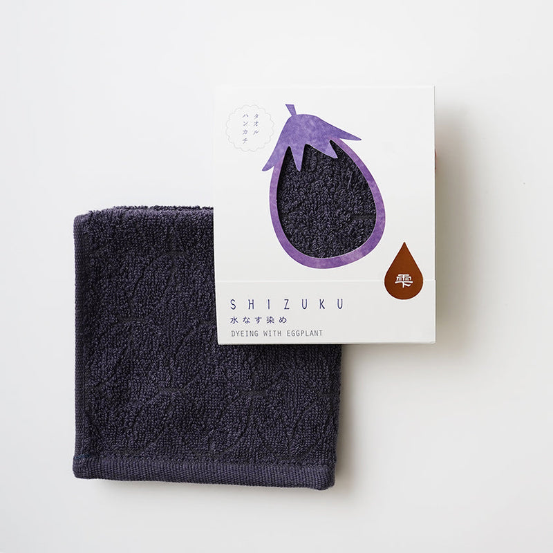 [Towels] "SHIZUKU" Botanical Dyed Towel Handkerchief | Senshu Towel | FUKUROYA TOWEL