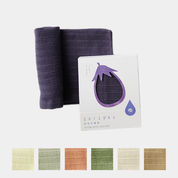 [Towels] "SHIZUKU" Botanical Dyed Gauze Handkerchief | Senshu Towel | FUKUROYA TOWEL