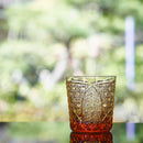 [EDO KIRIKO] KIKUTSUNAGI AND KAGOME OLD-FASHIONED GLASS | TABLEAU