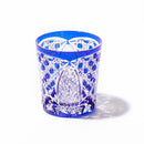 [EDO KIRIKO] KIKUTSUNAGI AND KAGOME OLD-FASHIONED GLASS | TABLEAU