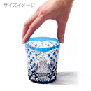 [EDO KIRIKO] KIKUTSUNAGI AND KAGOME OLD-FASHIONED GLASS | TABLEAU