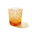 [EDO KIRIKO] KIKUTSUNAGI AND KAGOME OLD-FASHIONED GLASS | TABLEAU
