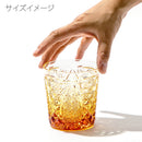 [EDO KIRIKO] KIKUTSUNAGI AND KAGOME OLD-FASHIONED GLASS | TABLEAU