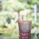 [EDO KIRIKO] KIKUTSUNAGI AND KAGOME OLD-FASHIONED GLASS | TABLEAU