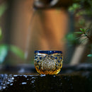 [EDO KIRIKO] KIKUTSUNAGI AND KAGOME THREE-PIECE SET FOR SAKE | TABLEAU