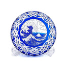 [EDO KIRIKO] "GAIFUKAISEI" "KANAGAWAOKINAMIURA" AND FUKUBISHI PLATTER | TABLEAU