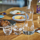 [EDO KIRIKO] "MT. FUJI" AND "CRANE" "CHERRY BLOSSOM" SAKE GLASS | TABLEAU