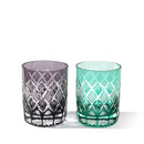 [EDO KIRIKO] YARAI NANAKO OLD-FASHIONED GLASS PAIR | TABLEAU