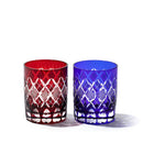 [EDO KIRIKO] YARAI NANAKO OLD-FASHIONED GLASS PAIR | TABLEAU