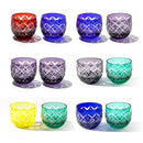 [EDO KIRIKO] YARAI NANAKO SAKE CUP PAIR | TABLEAU