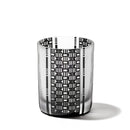 [EDO GLASS] KOMON "KANOKO" "ALLOCATION" "HEMP LEAF" "SPOTTED" "SHIPPO" "BAMBOO" OLD-FASHIONED GLASS BLACK | TABLEAU