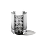 [EDO GLASS] KOMON "KANOKO" "ALLOCATION" "HEMP LEAF" "SPOTTED" "SHIPPO" "BAMBOO" OLD-FASHIONED GLASS BLACK | TABLEAU