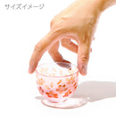 [CHOUKOKU GLASSES (CARVING) YUME GLASS] SAKURA SAKE CUP (CAPACITY80ML) | TABLEAU