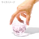 [CHOUKOKU GLASSES (CARVING) YUME GLASS] SAKURA SAKE CUP PAIR (CAPACITY 80ML) | TABLEAU