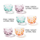 [CHOUKOKU GLASSES (CARVING) YUME GLASS] SAKURA SAKE CUP PAIR (CAPACITY 80ML) | TABLEAU