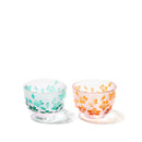 [CHOUKOKU GLASSES (CARVING) YUME GLASS] SAKURA SAKE CUP PAIR (CAPACITY 80ML) | TABLEAU