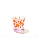 [CHOUKOKU GLASSES (CARVING) YUME GLASS] SAKURA SAKE CUP (CAPACITY90ML) | TABLEAU