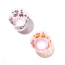 [CHOUKOKU GLASSES (CARVING) YUME GLASS] SAKURA SAKE CUP PAIR(CAPACITY 90ML) | TABLEAU