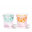 [CHOUKOKU GLASSES (CARVING) YUME GLASS] SAKURA OLD-FASHIONED GLASS PAIR | TABLEAU