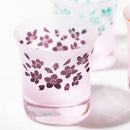[CHOUKOKU GLASSES (CARVING) YUME GLASS] SAKURA OLD-FASHIONED GLASS PAIR | TABLEAU