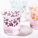 [CHOUKOKU GLASSES (CARVING) YUME GLASS] SAKURA OLD-FASHIONED GLASS PAIR | TABLEAU
