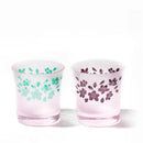 [CHOUKOKU GLASSES (CARVING) YUME GLASS] SAKURA OLD-FASHIONED GLASS PAIR | TABLEAU
