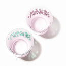 [CHOUKOKU GLASSES (CARVING) YUME GLASS] SAKURA OLD-FASHIONED GLASS PAIR | TABLEAU