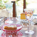 [CHOUKOKU GLASSES (CARVING) YUME GLASS] SAKURA WINE GLASS PAIR | TABLEAU