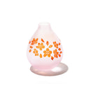 [CHOUKOKU GLASSES (CARVING) YUME GLASS] SAKURA DROP SINGLE-FLOWER VASE | TABLEAU