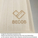 [OPTION] LAZER NAME ENGRAVING | BECOS