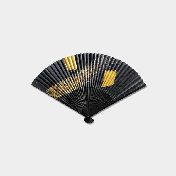 FOLDING FAN FOIL BEAUTY COMET SUISEI (UNISEX), Hand Fan, Kanazawa Gold Leaf