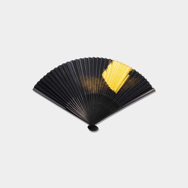 箔一 扇子 箔美 月夜 Tsukiyo (男女兼用)【金沢箔】 ｜ARTISAN