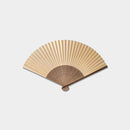 FOLDING FAN CHIRASHIMI KINPU KINPU (UNISEX), Hand Fan, Kanazawa Gold Leaf