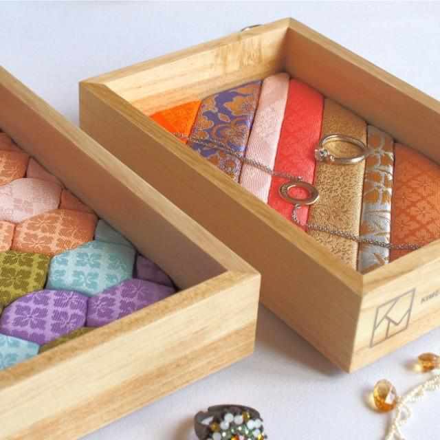 WOOD TRAY (LACQUER TEA) M, Jewelry Box, Jewelry Organizers, Edo Art Dolls