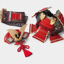 BOTTLE ARMOR MINI MINAMOTO NO YOSHITSUNE, Sake Bottle Holder, Samurai