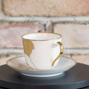 GOLDEN ROSE CUP & SAUCER, Coffee Cup, Tea Cup, Porcelain