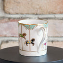 MERRY-GO-ROUND MUG (BLUE), Mug, Porcelain
