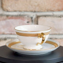 大倉陶園  クラウン（エンボス） カップ&ソーサー【磁器】