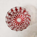 RINZEN RED, Rocks Glass, rinzen Kiriko