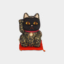 MANEKI NEKO KINSHO BLACK, Beckoning Lucky Cat, Edo Art Dolls