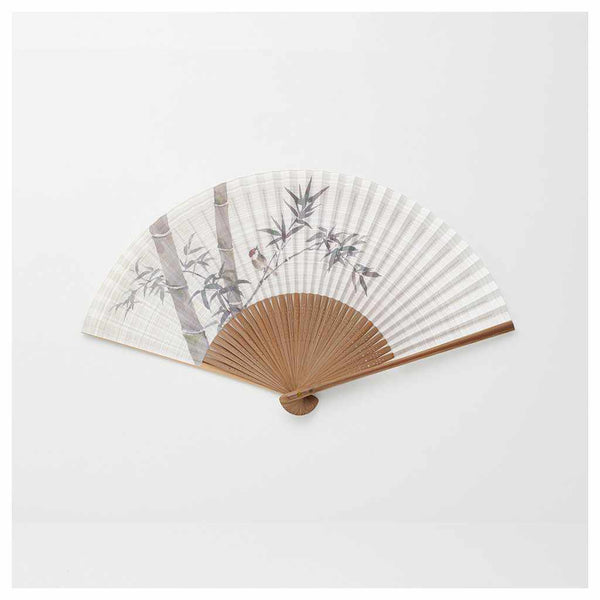 大西常商店 男物 紙扇 竹雀【京扇子】 ｜ARTISAN