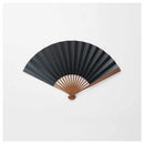 MEN'S PAPER FAN KAKISHIBU DYEING DARK BLUE [HAND FAN]