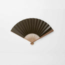 MEN'S PAPER FAN KAKISHIBU DYEING PINE COLOR [HAND FAN]
